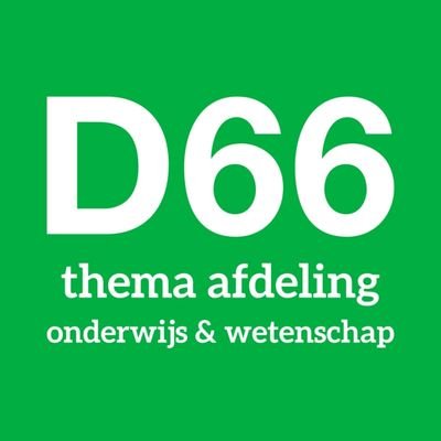 D66 Thema-afdeling Onderwijs & Wetenschap (TA O&W), een plek voor informeren en gedachtenwisseling