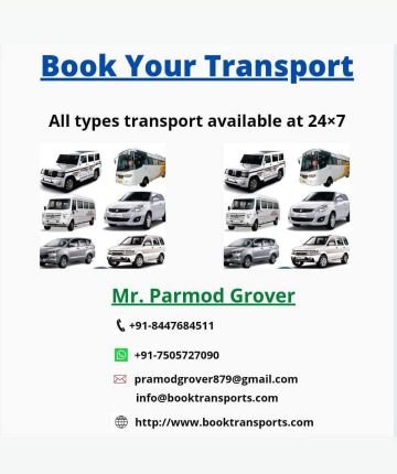 Book your transports