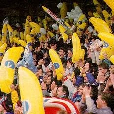 I'm bananas about Man City.
I've been a 'proud member' since the late 80's. 
Lower South Stand.