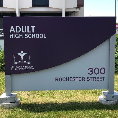 Welcome to the Twitter Feed of @hs_adult in the @OCDSB! 
Students are our focus. We offer Adult students a wide range of courses leading to the OSSD.