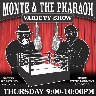 Monte and The Pharaoh is LI #1 Pro Wrestling Broadcast seen every Thursday @ 900-1000 PM. Seen On http://https://t.co/qchsAjTZee