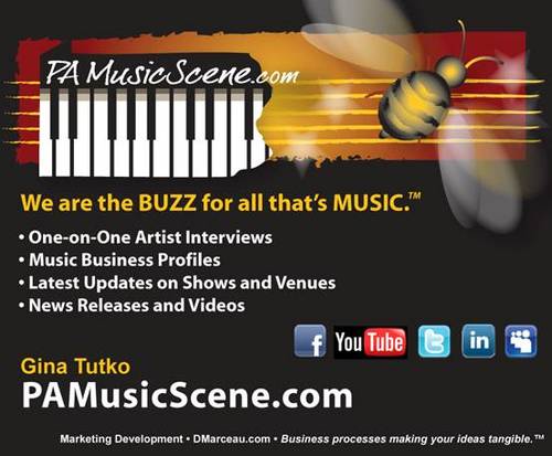 PAMusicScene's profile picture. We are the BUZZ for all that's MUSIC! - We are a newly formed grassroots online music magazine, Editor/Chief Creative Director Gina Tutko.