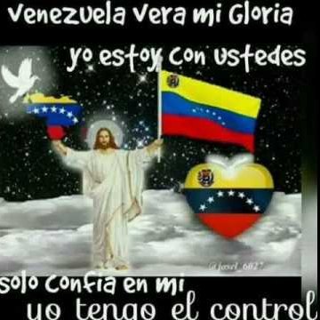 Cristiana amo a DIOS, con todas las fuerzas de mi alma y corazón.. Sueño con una Venezuela libre--