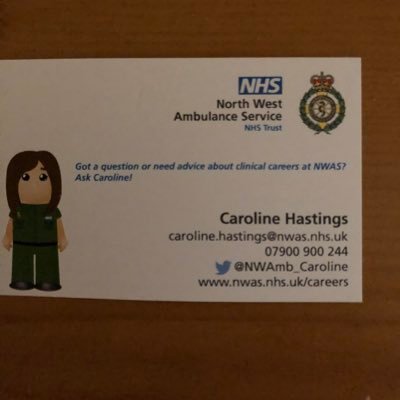 Service Delivery Development Manager -Paramedic Emergency Services-Helping existing and aspiring paramedics to get jobs with @NWAmbulance #NorthWest#AskCaroline