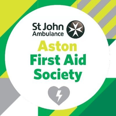 Aston University's First Aid Society and volunteers for St John Ambulance, the nation's leading first aid charity!
Come and join us, Monday 7pm💚