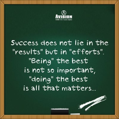 Success is the sum of small efforts, repeated day in and day out.
