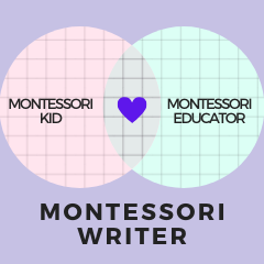 Montessori child now Montessori educator and writer, looking for the best info and conversation about Montessori! Also follow @andreacoventry.