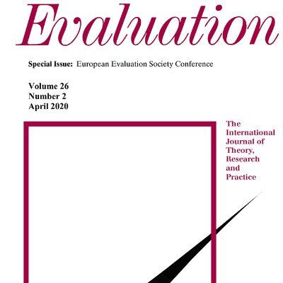 The official twitter for the journal Evaluation. We aim to advance the theory, methodology and practice to promote  international dialogue and collaboration.