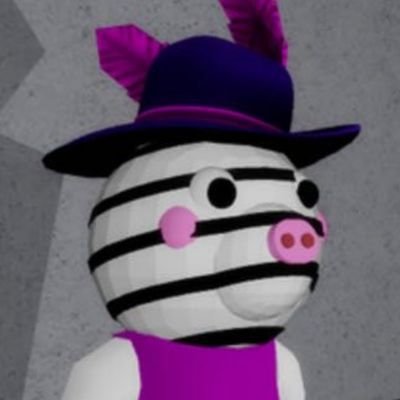 Roblox-SÓ PODE USAR ITENS ROSA(Piggy Alpha) 