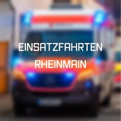 Fotos und Videos von Einsatzfahrzeugen und Einsatzfahrten aus dem 
Rhein-Main-Gebiet

YouTube: https://t.co/RBy223uByk…