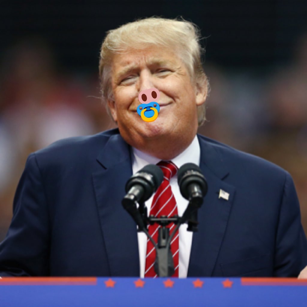We rank Trumps tweets based on how dumb they are. 🤡 = Very DUMB. 🤡🤡🤡🤡🤡 = Hair dye and tanning bed have rotted his brain to a racist pebble, DUMB.