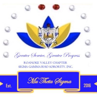 Mu Theta Sigma Alumnae Chapter of Sigma Gamma Rho Sorority, Inc. #therealsgrhosofRHOanokevalley #mts #greaterservicegreaterprogress Since 1922