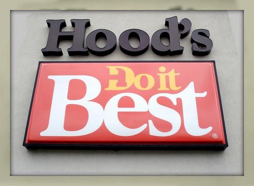 Hood’s Do-it Best Hardware and Gifts, family owned and operated for over 60 years.