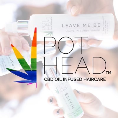 CBD infused hair products formulated for all hair types. Tag us #Potheadhaircare