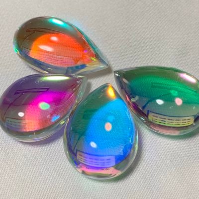 モナジー工房 「虹の結晶」積層ガラス研磨アクセサリー専門制作 モナジー工房 「虹の結晶」積層ガラス研磨アクセサリー専門制作