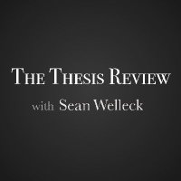 The Thesis Review Podcast(@thesisreview) 's Twitter Profile Photo