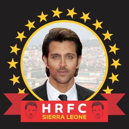 We are a group of die hard fans of India’s megastar #HrithikRoshan from Sierra Leone, West Africa. | @iHrithik replied on 24/7/19. | Founded on 16th August 2016