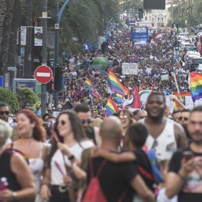 #OrgullAlacant 2 de julio de 2022!! Visibilidad,Defensa y Reivindicación Derechos LGTBQ+ Organizado por @diversitat