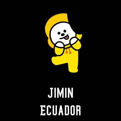 Jimin's first fanclub in Ecuador 🌟
Fanclub Oficial de Jimin en Ecuador 🌟 BTS Ecuador-Guayaquil 
❗Nueva cuenta porque nos robaron la otra.