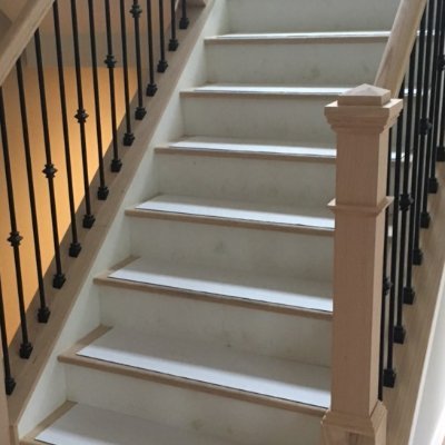 Temporary Stair and Surface Adhesive Backed Protection Pads - Fast, Secure and Time Efficient. Perfect for any Home Improvement Project.