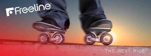 Freeline Skates are The Next Ride in action sports. Made to go fast downhills, but you can also pump around the flats, drop into vert, and do mad t