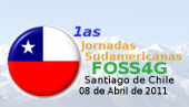 Foss4g_chile's profile picture. 1as Jornadas Sudamericanas FOSS4G.
Auditorium Facultad Ingeniería Universidad Mayor.
Av. Manuel Montt 357, Providencia 
08/Abril/2001