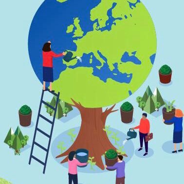 Engage 📣 Act 🐝 Cooperate 🤲 to achieve climate neutrality by 2050 🌍🇪🇺🎯