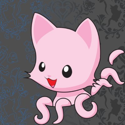 Yes, she is a kitty.
Yes, she has tentacles.
Ten of them.
Say hello to Tentacle Kitty.