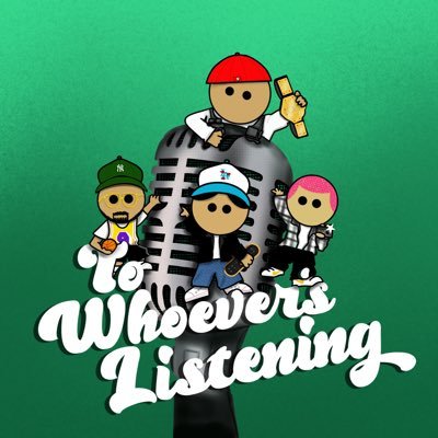 To Whoever’s listening is a podcast with 4 friends who sit around and talk sh*t or discuss trending topics in the media. Grab a seat and come kick it with us!