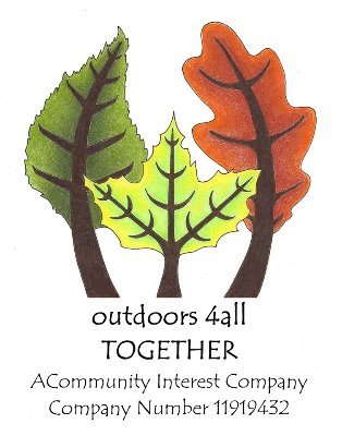 'Outdoors 4 All Together CIC' exists to improve the mental health and wellbeing of people of all ages and capabilities through contact with nature.