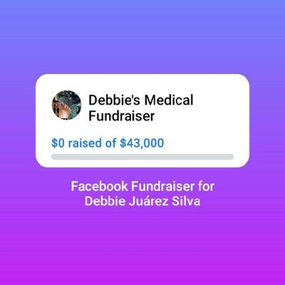 My name Debra L Juarez Hispanic from New Mexico.
In January 2020 I had major surgerys one of which was an amputation to my lower left leg. I have Zelle.