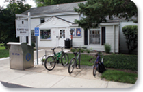 The Olmsted Falls Branch of Cuyahoga County Public Library.