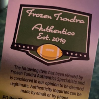 FTA Authentics are experts in sports memorabilia. Home for memorabilia and autograph authentication. Visit us on Facebook or Instagram. Message us for details.