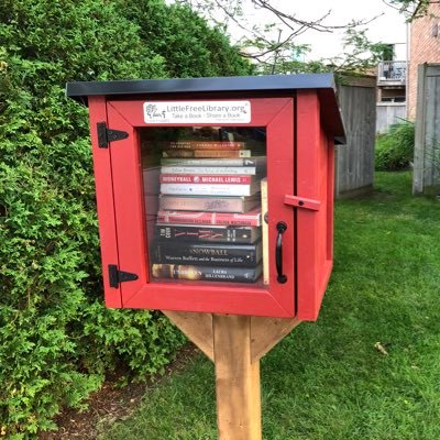 The first Little Free Library in the Pinedale neighbourhood of Burlington. Opened June 24, 2020. Charter #104872.
