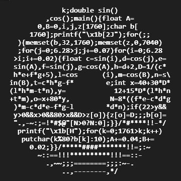 recreational oscilloscope user. pretty much just tweets about my weird hobbies of making autonomous race cars and obfuscated C donuts.

https://t.co/Oy5tMswRBo