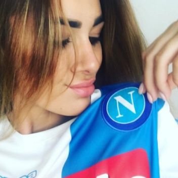 Tifosa azzurra 💙 #ForzaNapoliSempre