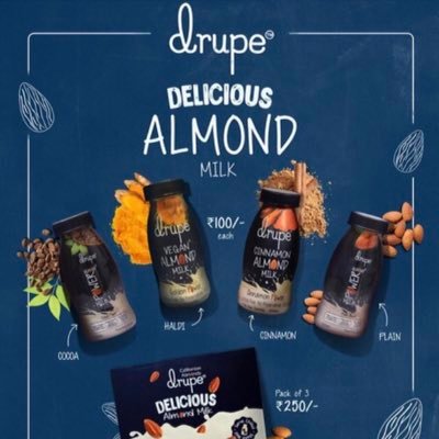 DrupePower's profile picture. Powerfully Natural Vegan Milk
