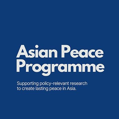 The Asian Peace Programme (APP) supports policy-relevant research on conflict management and peacebuilding in Asia. The APP is founded by Kishore Mahbubani.