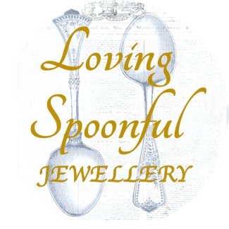 Hand-crafted silver jewellery made from antique spoons and forks -also fingerprint personalised jewellery
