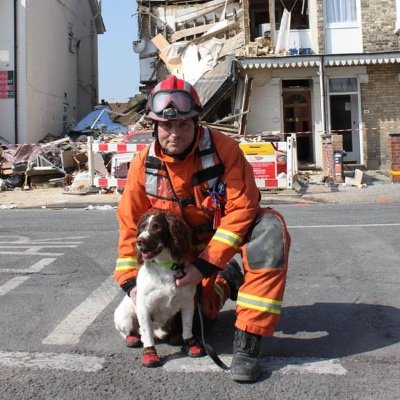 Essex County Fire & Rescue Service Search dog handler