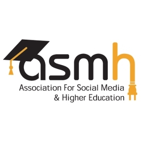 the Association for Social Media & Higher Education (ASMH) = community of social media users, scholars & higher ed officials (tweets by @lindsam8 & @mwecker)