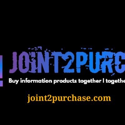 Joint2purchase is a convenient platform for collective purchase of information products.
Read more https://t.co/je9d7WoMfg