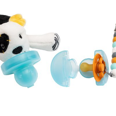 A one-of-a-kind pacifier cover, that keeps your baby's pacifier safe and clean from germs. BPA & BPS free. Safety tested and mom approved! Made in the USA!