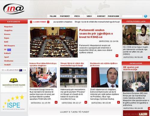 News Agency in albanian - West Balkan