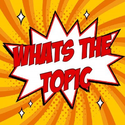 A podcast run by two mates getting into plenty of arguments about comics, superheroes, film and tv. Email - 
whatsthetopicpod@gmail.com