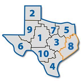 This is the official Twitter account for District 8 of the Texas Library Association