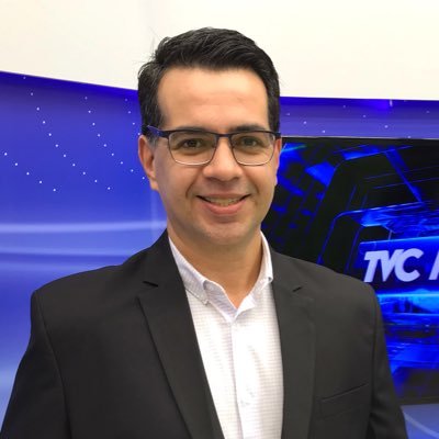 Eu sou o repórter da televisão Que deu notícia do duelo na Tv... Santo Cristo!