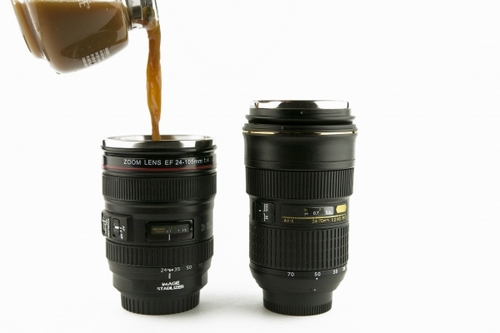 Оригинальные подарки для фотографов. Кружка объектив, флешка Canon 5D и др. ...