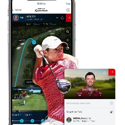 An interactive internet application that allows users to track the action of golf players playing on the PGA Tour in real-time.