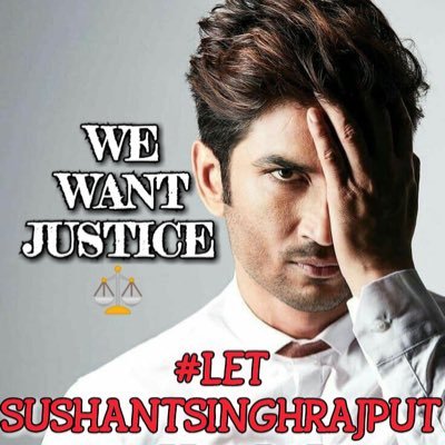 We want justice for Sushant 💪⚖️#JusticeForSushantSinghRajput